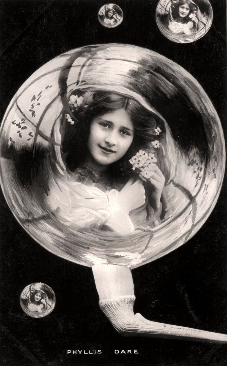 Phyllis Dare 1890-1975, angielska aktorka, 1907. autorstwa Rotary Photo