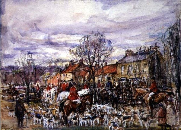 Spotkanie ogarów autorstwa Rowland Henry Hill