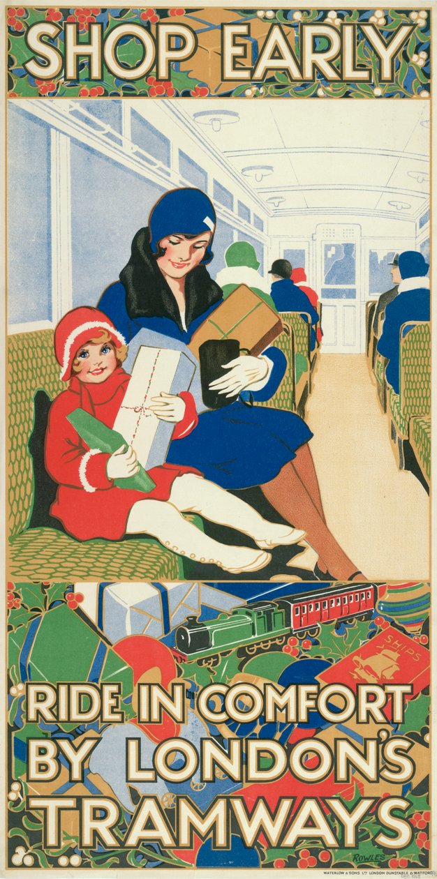 „Shop Early, Ride in Comfort by London