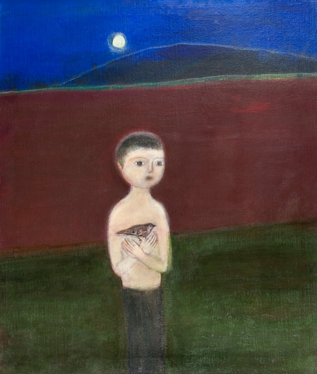 Chłopiec i Wróbel, 2011 autorstwa Roya Salari