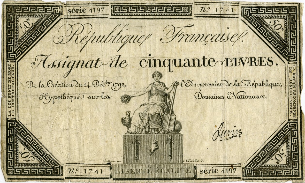 Papier wartościowy autorstwa République française