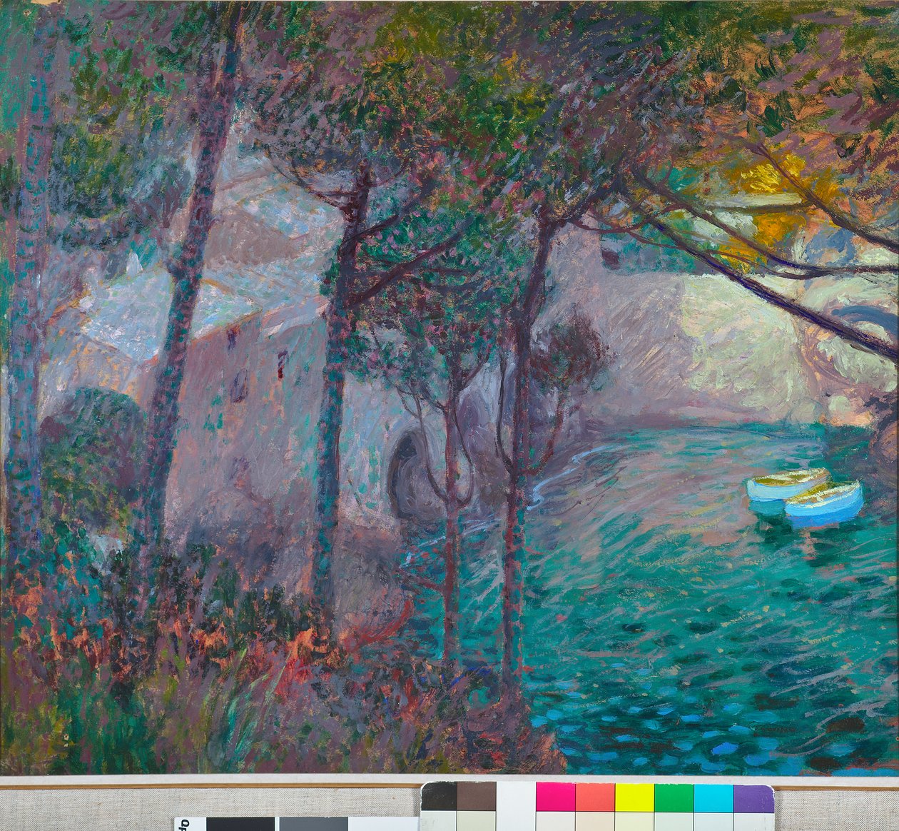 Zatoka San Fruttuoso ok. 1913-15 autorstwa Rubaldo Merello