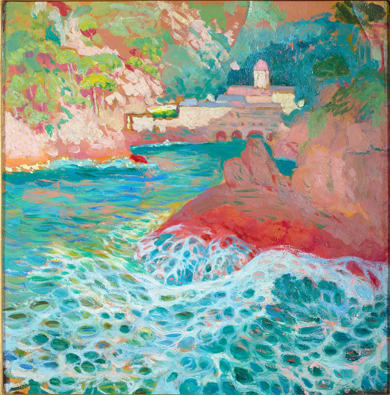 San Fruttuoso z morza, ok. 1909 autorstwa Rubaldo Merello