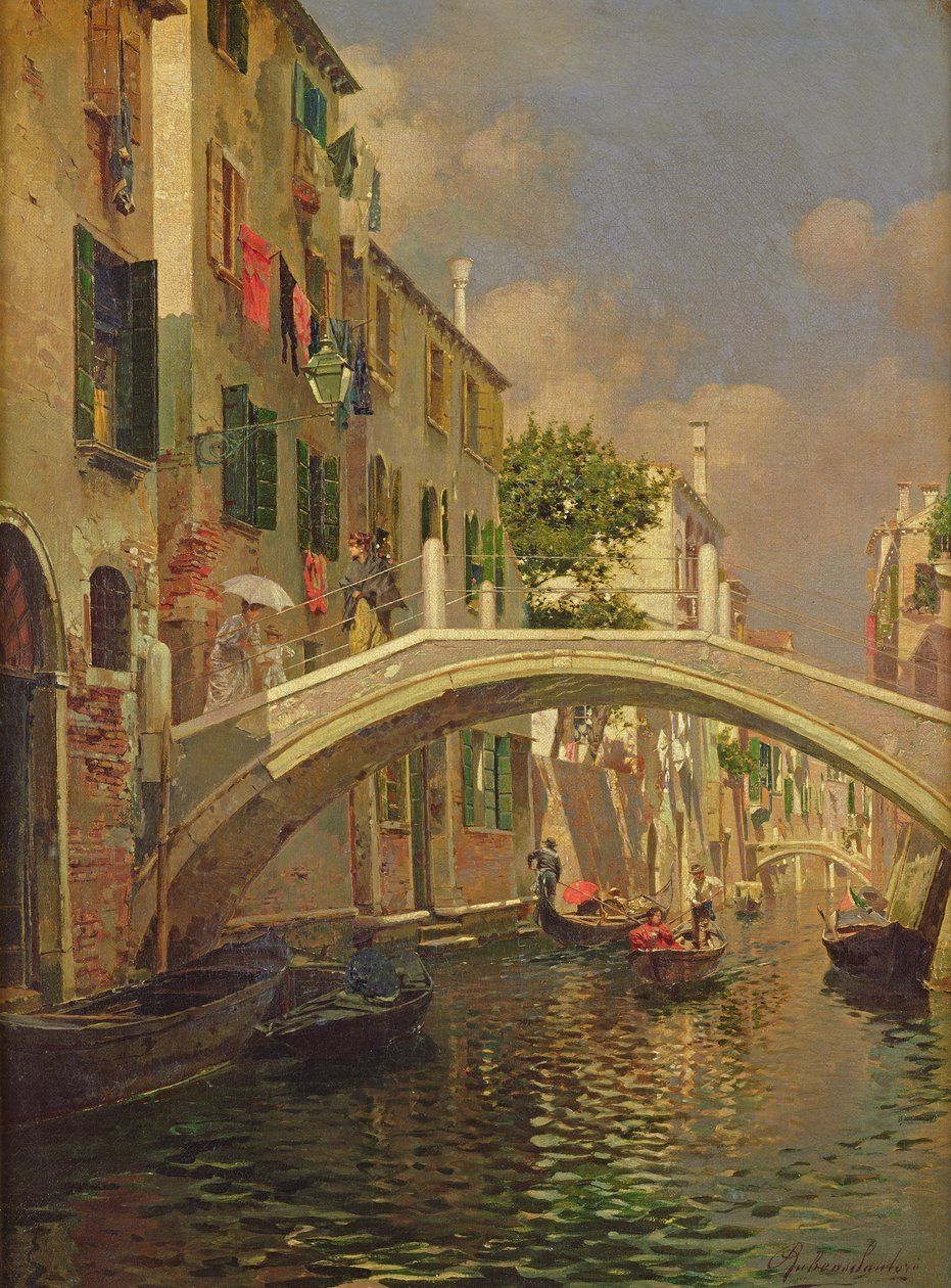 Ponte Ognissanti, San Trovaso, Wenecja autorstwa Rubens Santoro