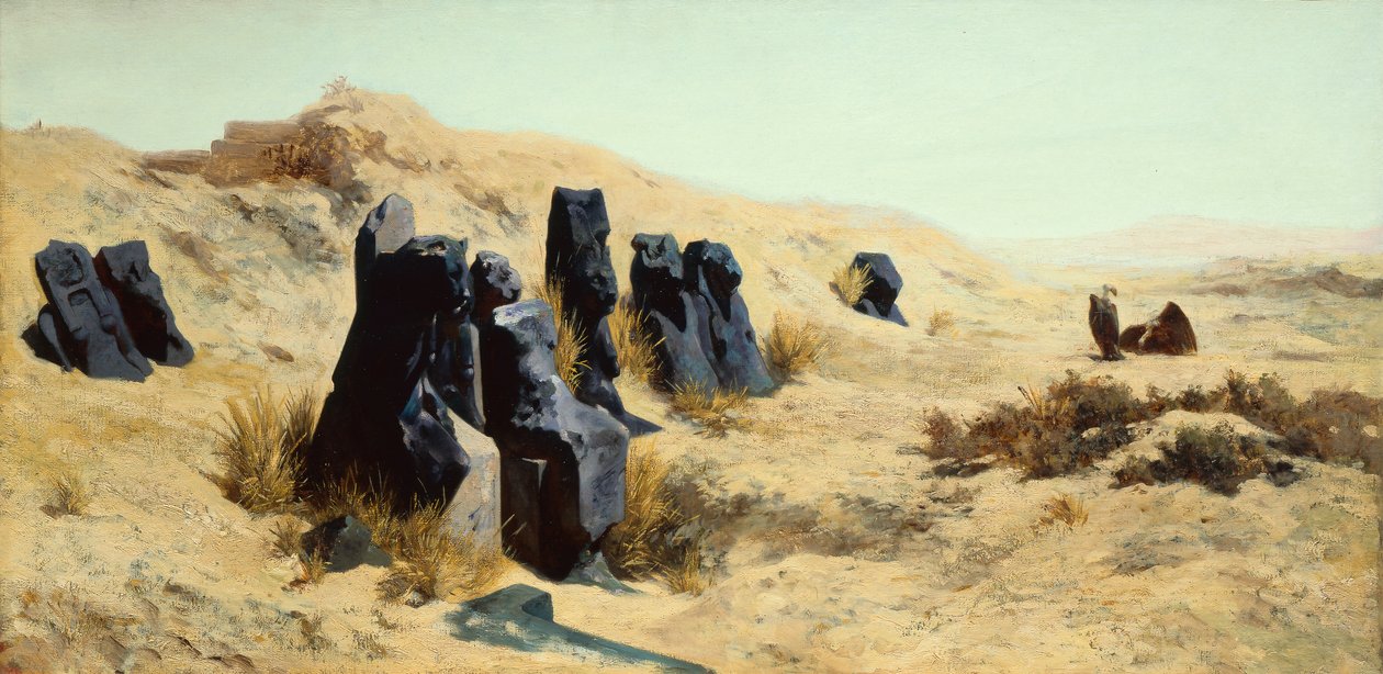 Świątynia Mut w Karnaku autorstwa Carl Rudolf Huber