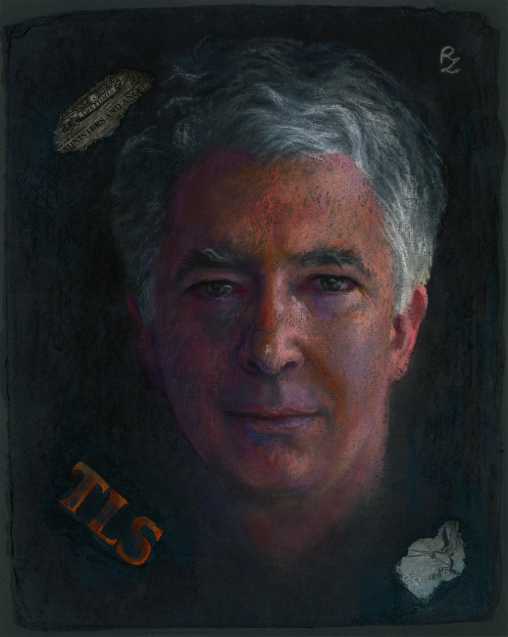 Portret Sir Petera Stotharda autorstwa Zsuzsiego Roboza w pastelach c autorstwa Rudolf Eichstaedt