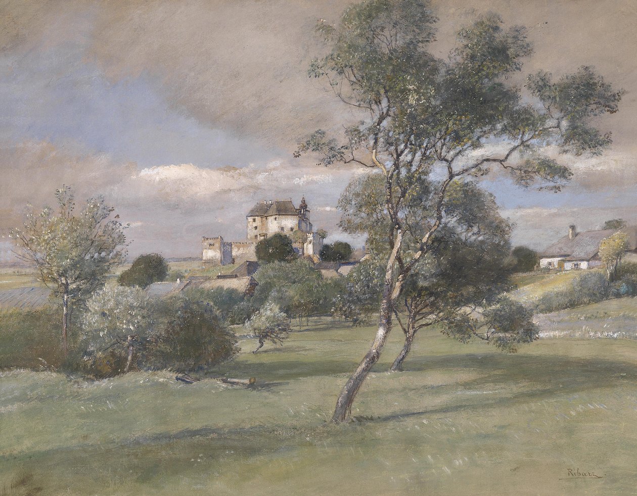Zamek Albrechtsberg w Waldviertel autorstwa Rudolf Ribarz