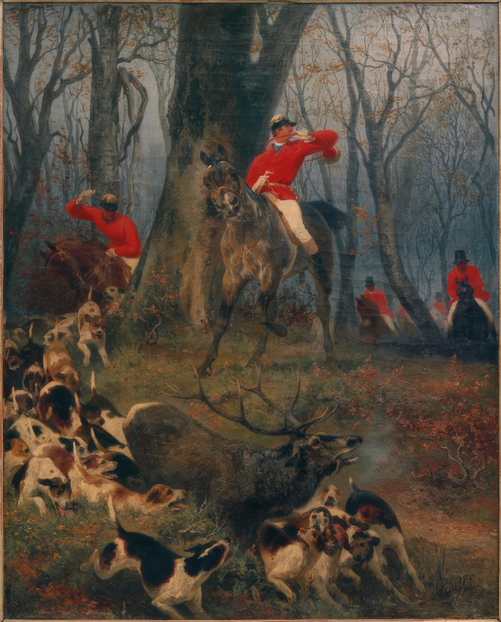Polowanie na Parforce autorstwa Rudolf Carl Huber