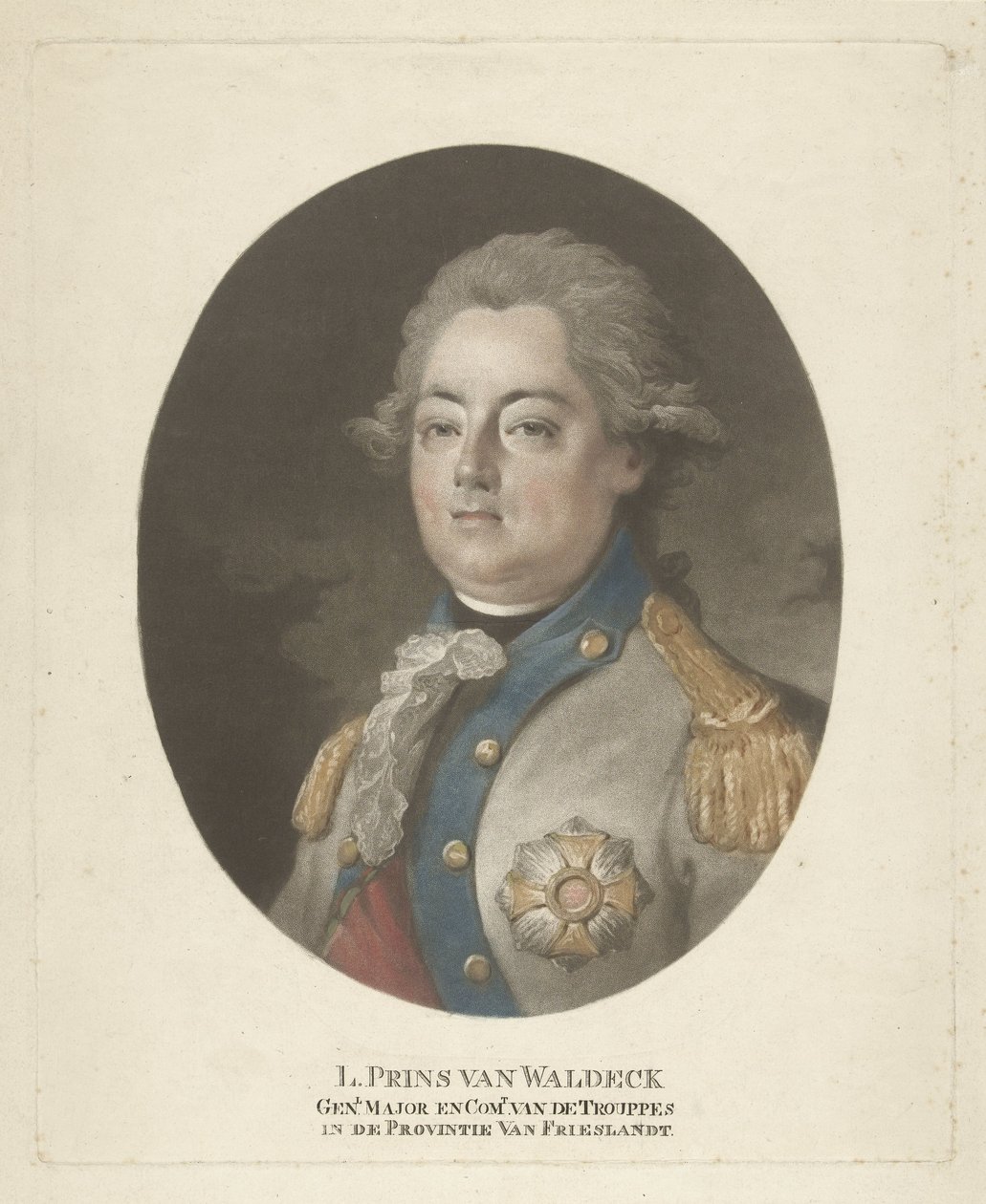 Portret księcia Ludwika Waldeck autorstwa Rudolf Henzi