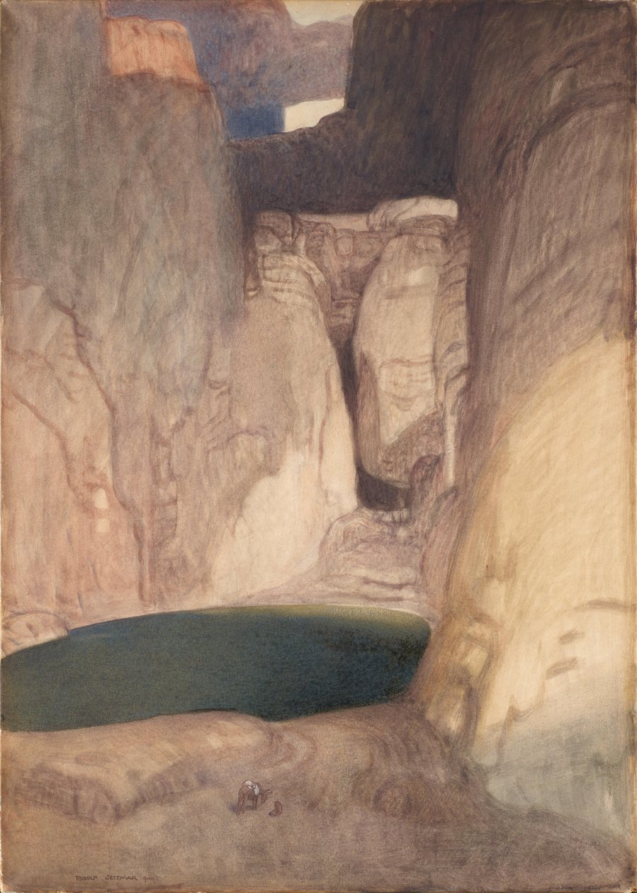 Bergsee autorstwa Rudolf Jettmar