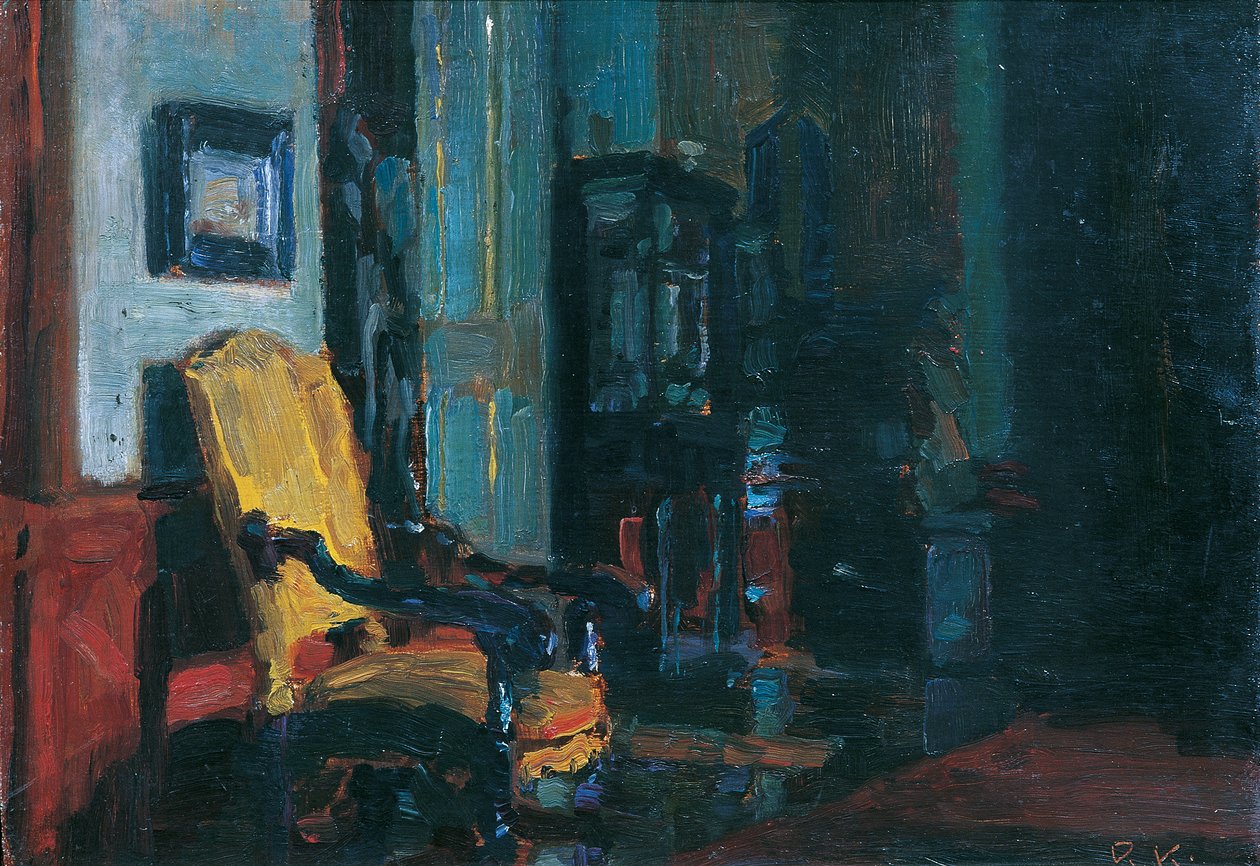 Wnętrze (Zamek Dioseg koło Pressburga) autorstwa Rudolf Konopa