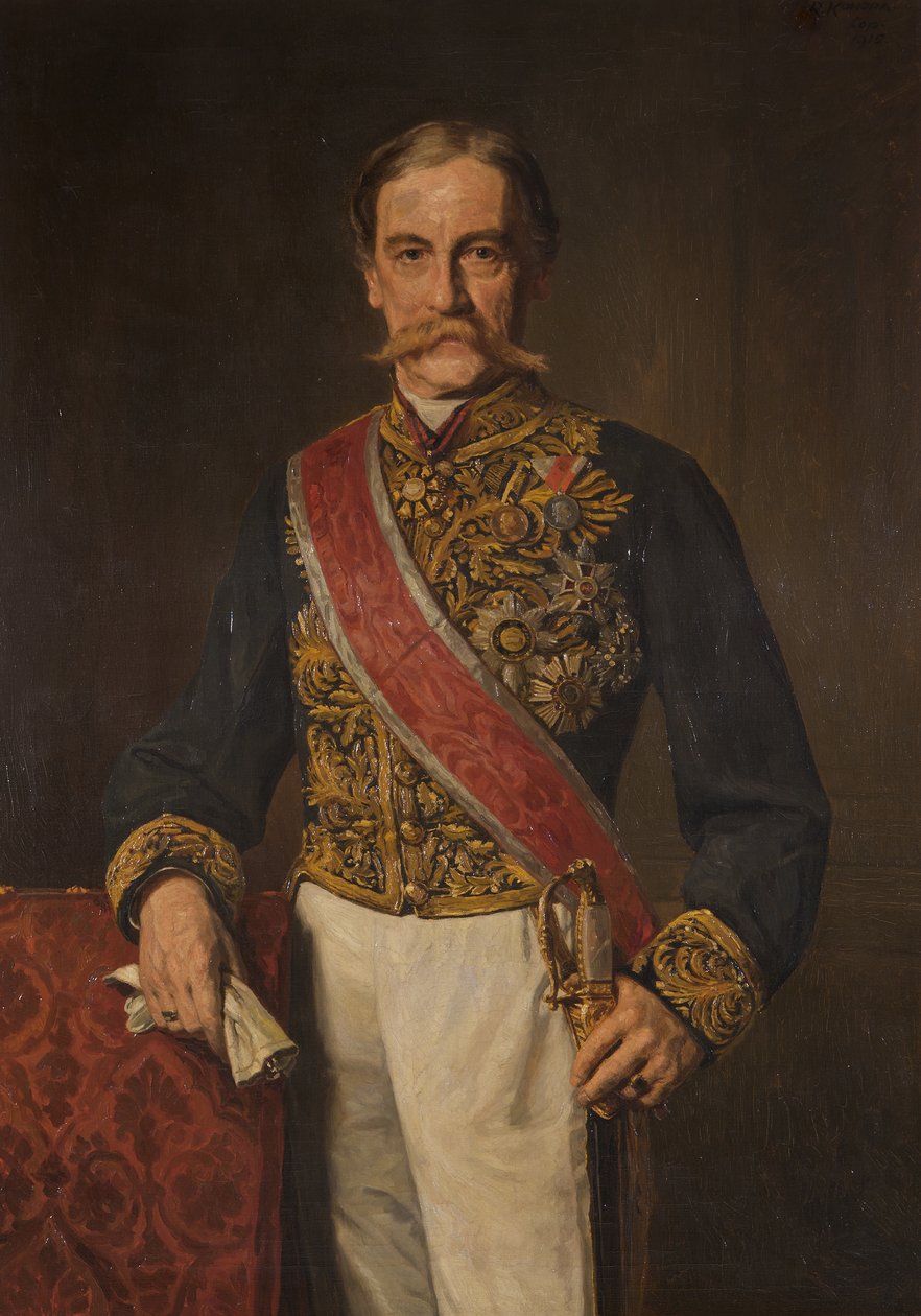 Minister Karl Hohenwart, hrabia Gerlachstein autorstwa Rudolf Konopa