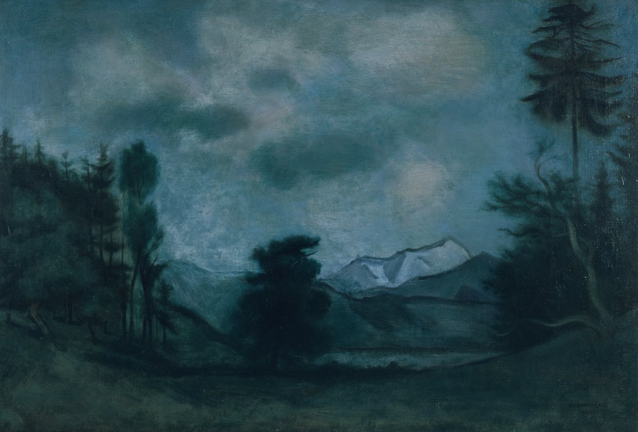 Krajobraz alpejski autorstwa Rudolf Kremlicka