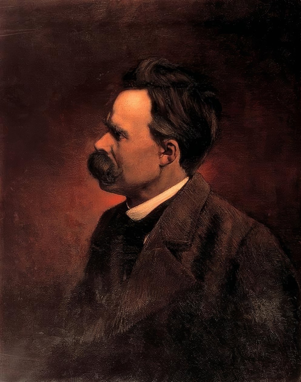 Portret Nietzschego autorstwa Rudolf Köselitz