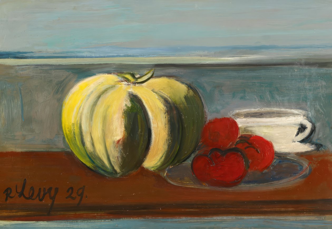 Dyniowa martwa natura autorstwa Rudolf Levy