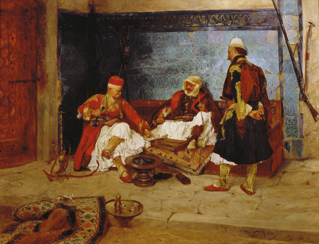 Tryktrak, 1890 autorstwa Rudolf Otto Ritter von Ottenfeld