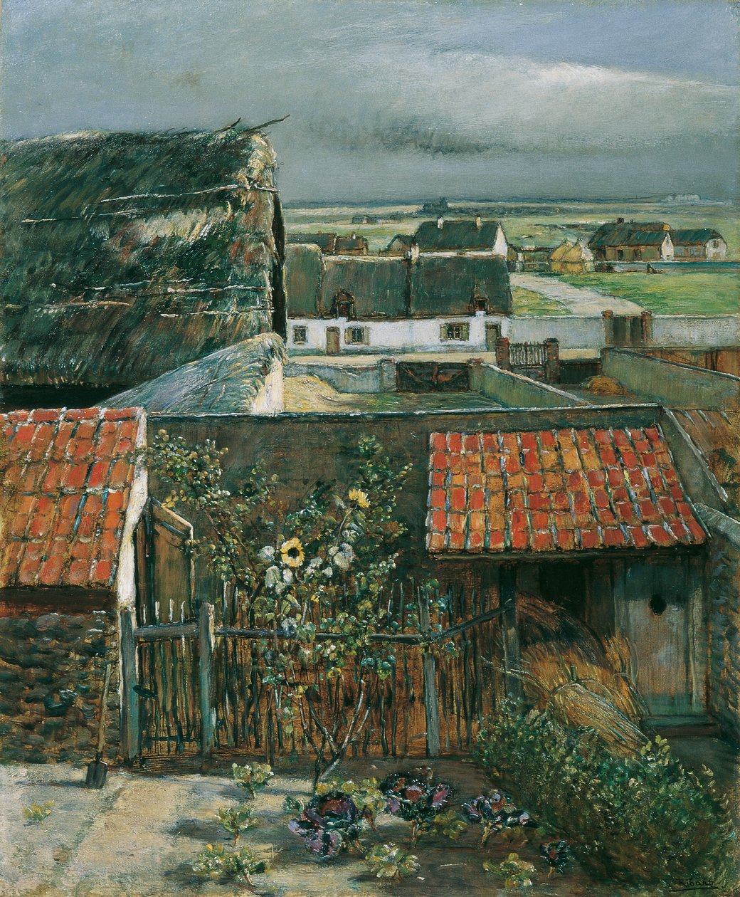 Bretoński krajobraz autorstwa Rudolf Ribarz