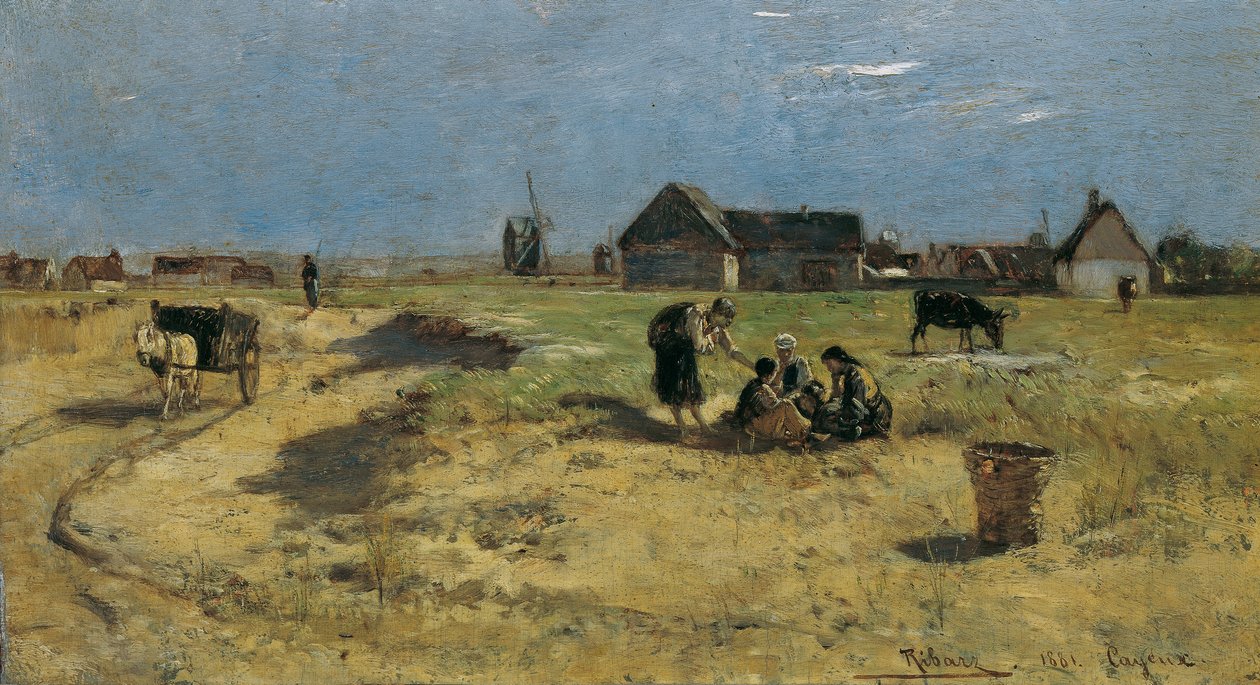 Landschaft aus Cayeux autorstwa Rudolf Ribarz