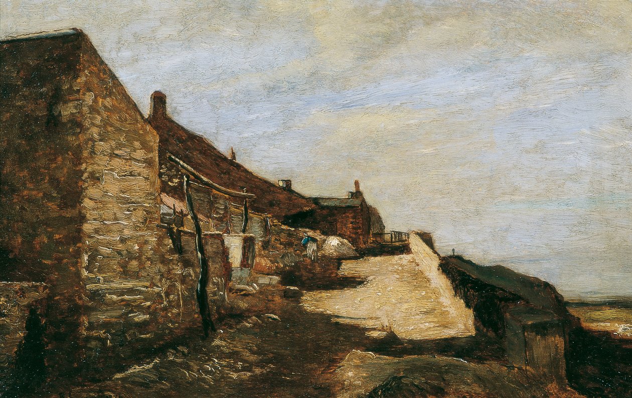 Most Moutiers w Thiers autorstwa Rudolf Ribarz
