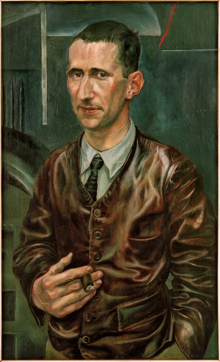 Bertolt Brecht autorstwa Rudolf Schlichter