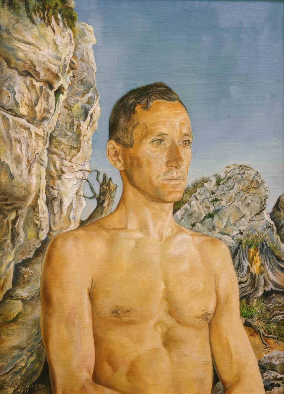 Ernst Jünger autorstwa Rudolf Schlichter