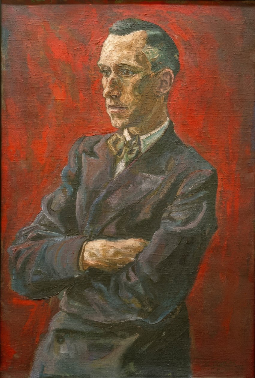 Ernst Jünger autorstwa Rudolf Schlichter