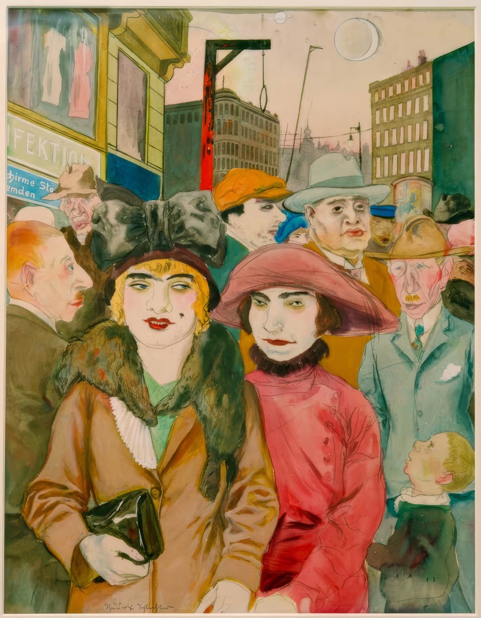 Plac Hausvogteiplatz autorstwa Rudolf Schlichter