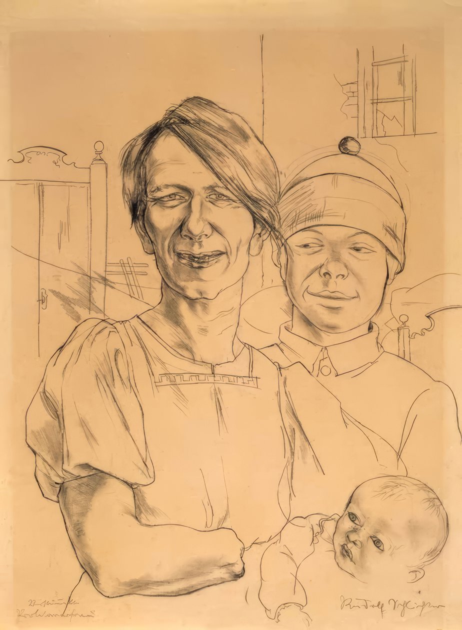 Okaleczona kobieta z klasy robotniczej autorstwa Rudolf Schlichter