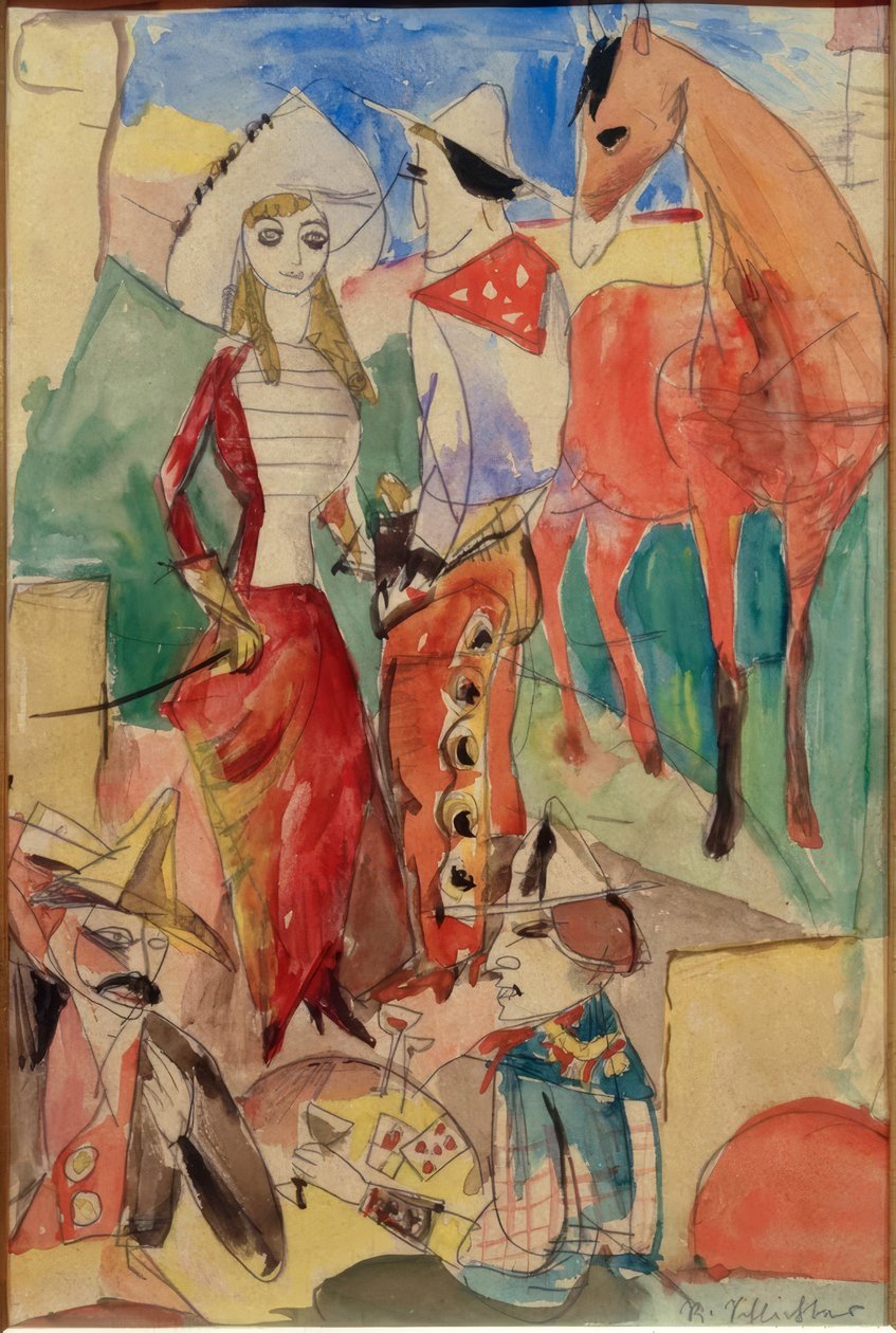 Dziki Zachód autorstwa Rudolf Schlichter