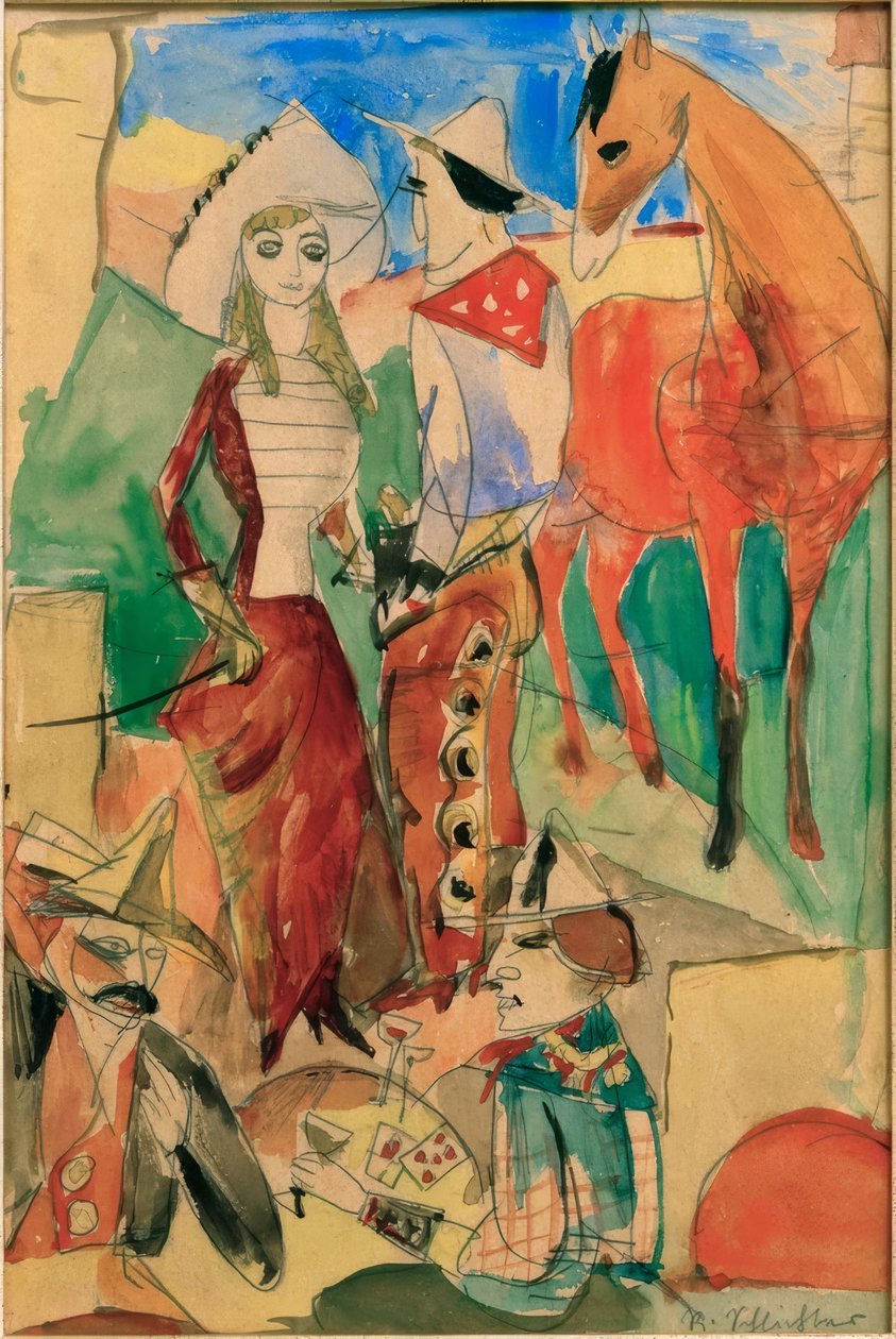 Dziki Zachód autorstwa Rudolf Schlichter