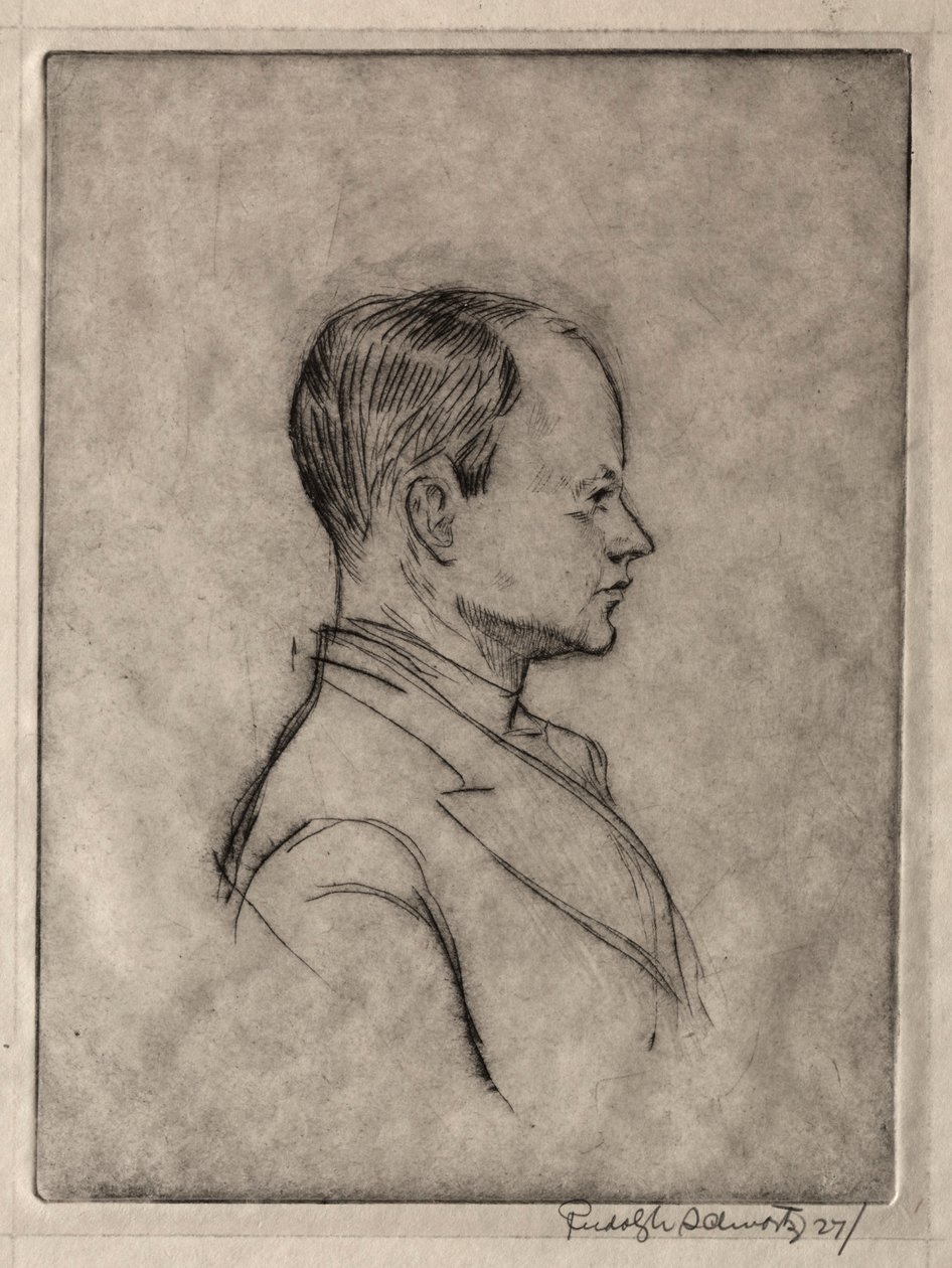 Portret autorstwa Rudolf Schwartz