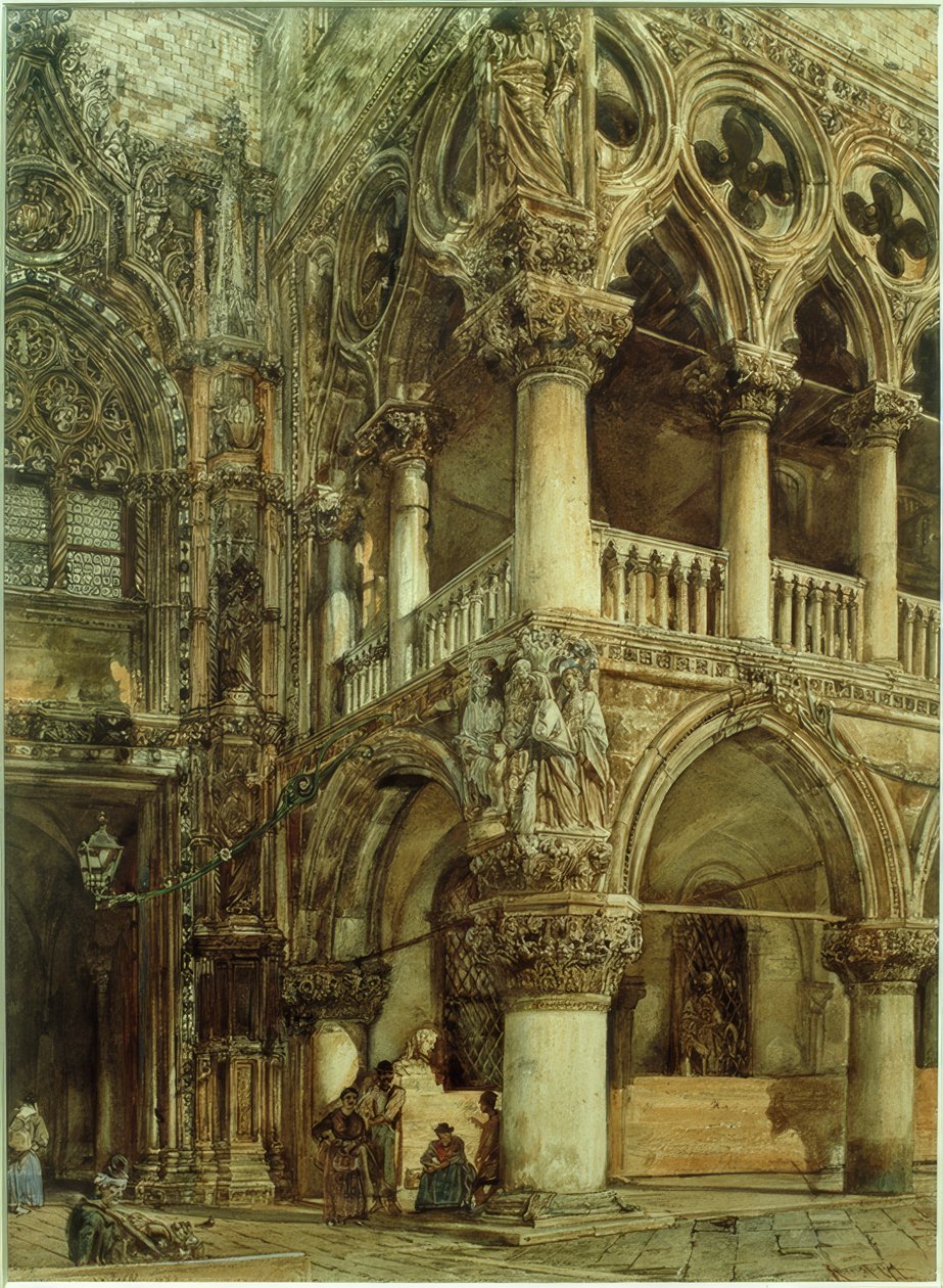 Pałac Dożów w Wenecji autorstwa Rudolf von Alt
