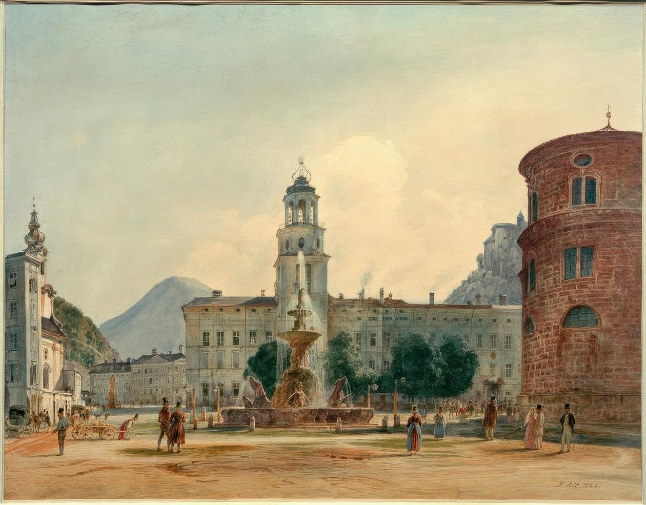 Salzburg (Austria), autorstwa Rudolf von Alt