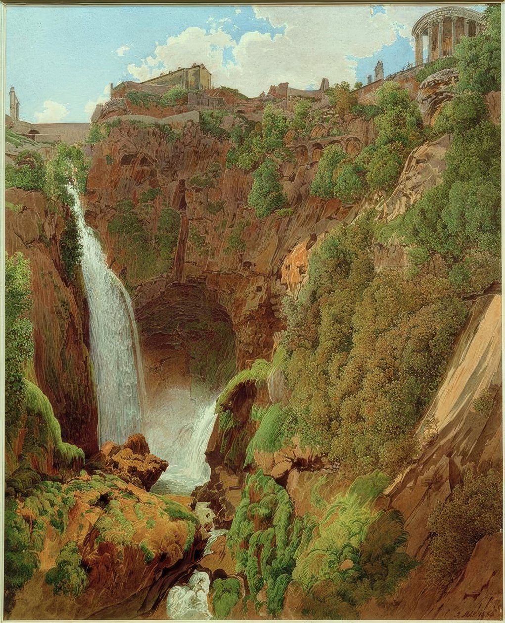 Tivoli (Lacjum, Włochy), autorstwa Rudolf von Alt