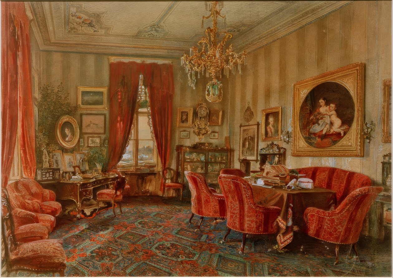Salon wiedeński okresu Makart autorstwa Rudolf von Alt