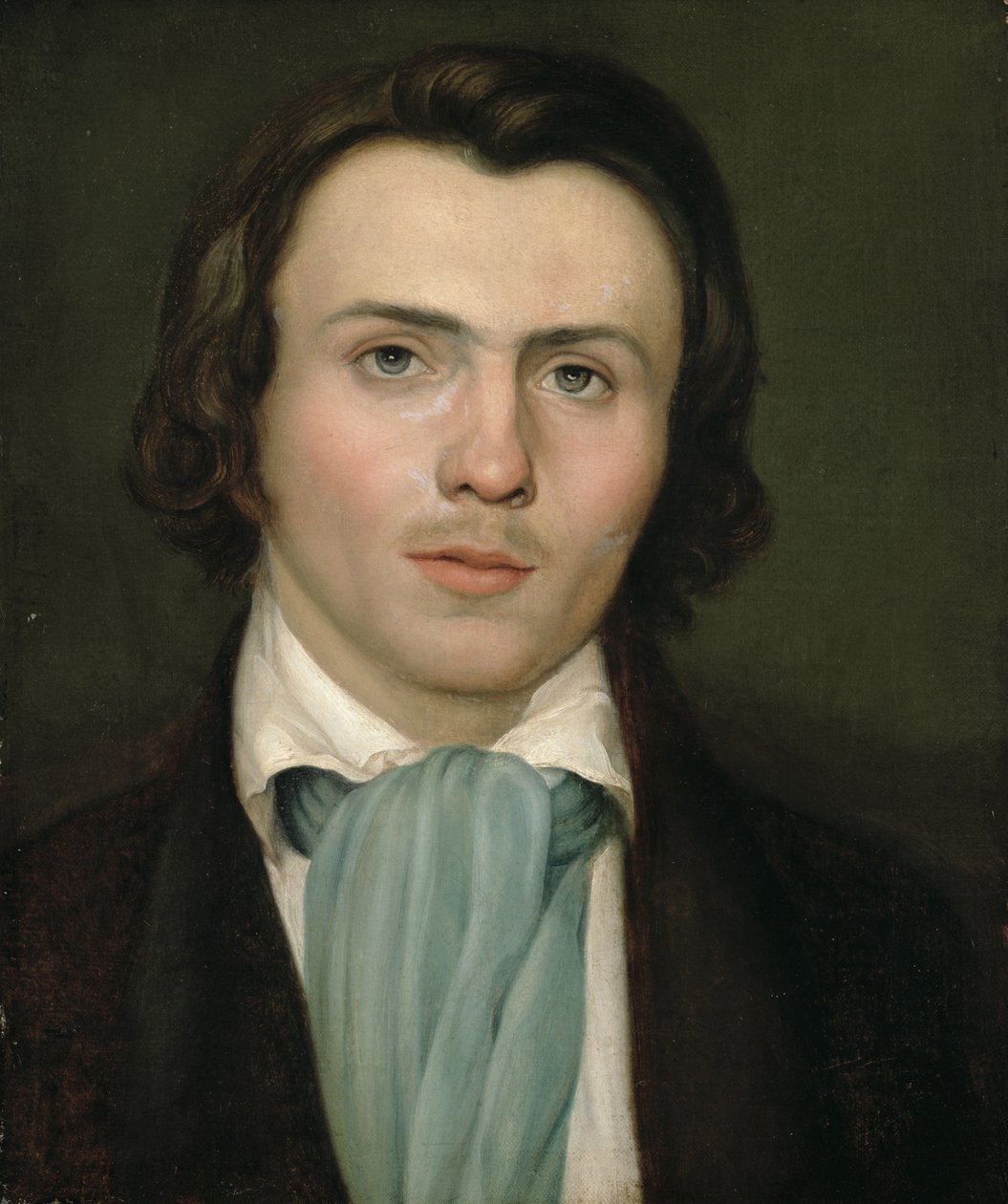 Portret młodego mężczyzny autorstwa Rudolph Friedrich Wasmann