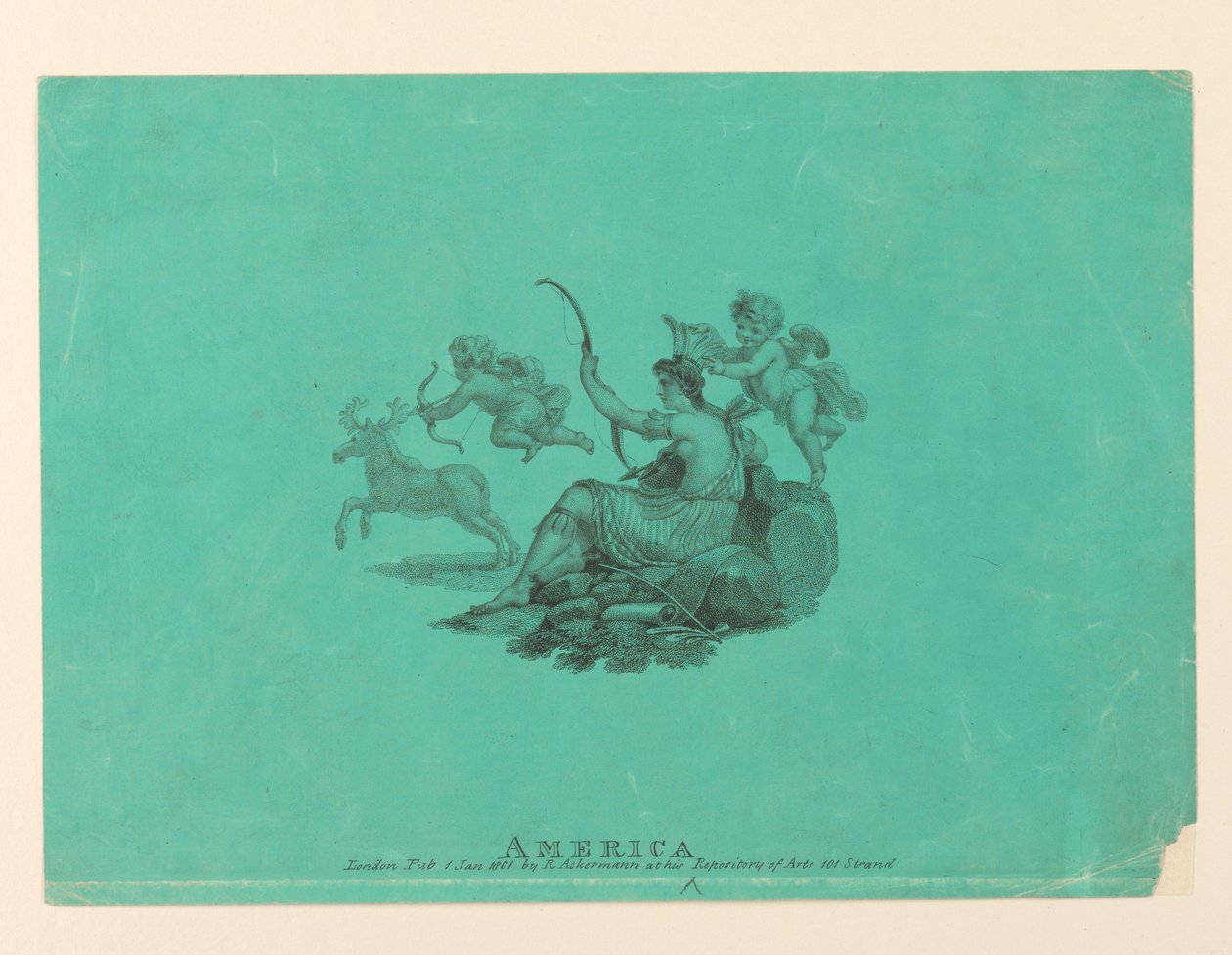 Ameryka autorstwa Rudolph Ackermann