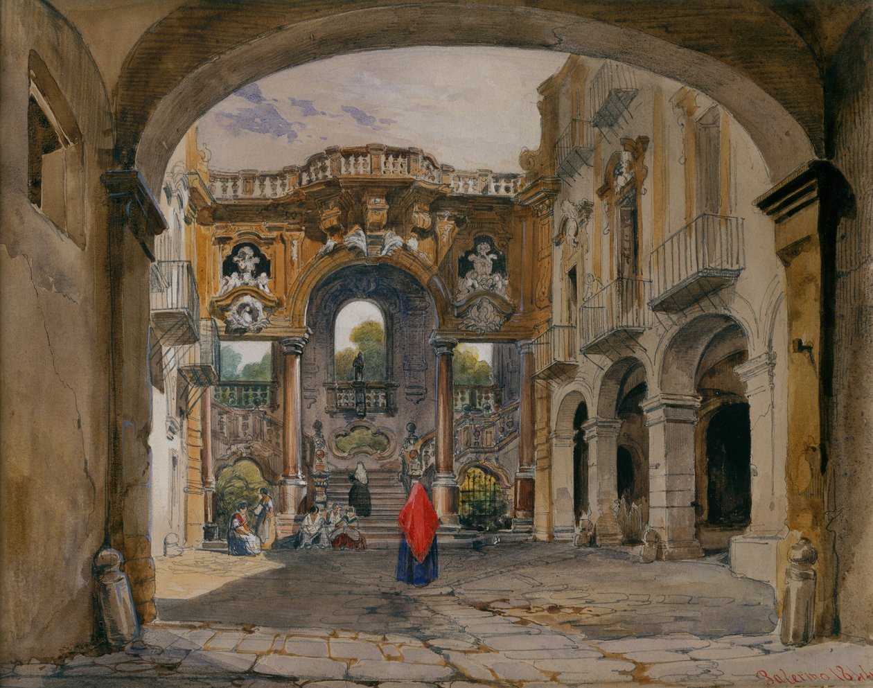 Palermo autorstwa Rudolf von Alt