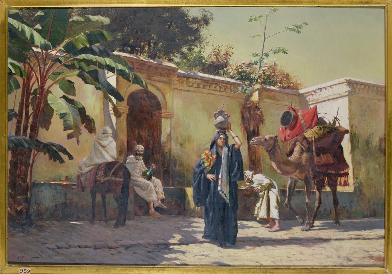 Scena marokańska autorstwa Rudolphe Ernst
