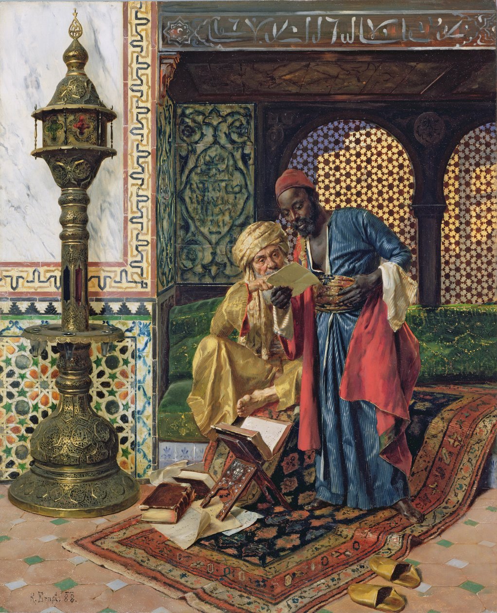 List, 1888 autorstwa Rudolphe Ernst