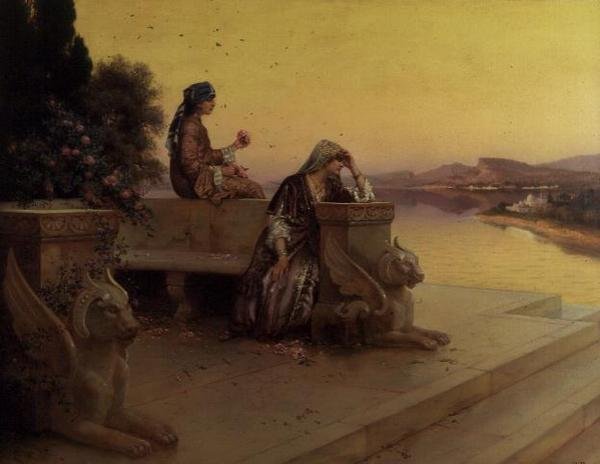 Na tarasie autorstwa Rudolphe Ernst