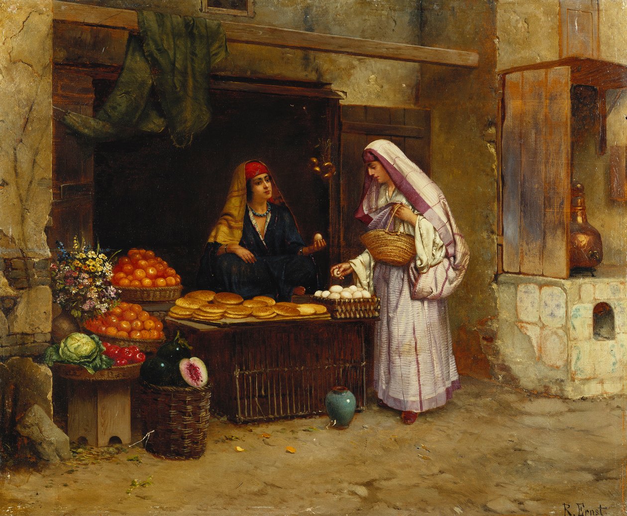 stragan, autorstwa Rudolphe Ernst