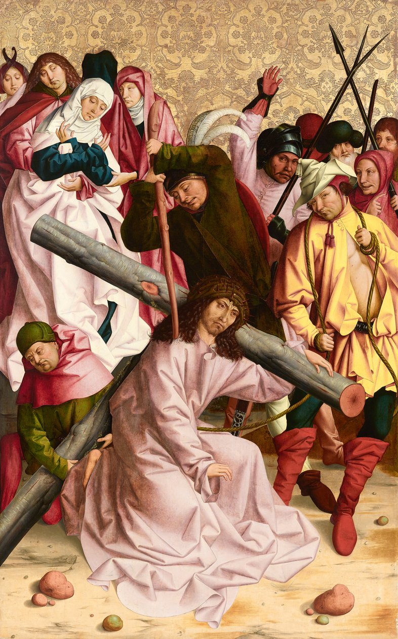 Chrystus niosący krzyż autorstwa Rueland Frueauf d. Ä.