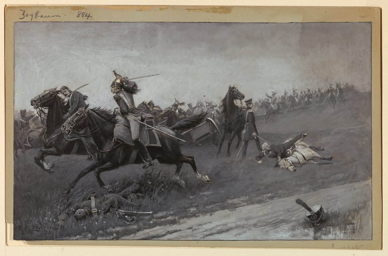 Blücher Unhorsed w Ligny autorstwa Rufus Fairchild Zogbaum