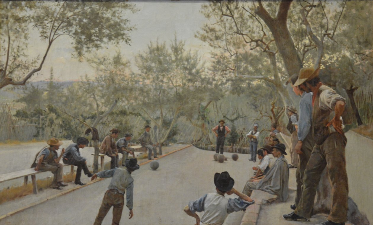Gra w bocce autorstwa Ruggero Focardi