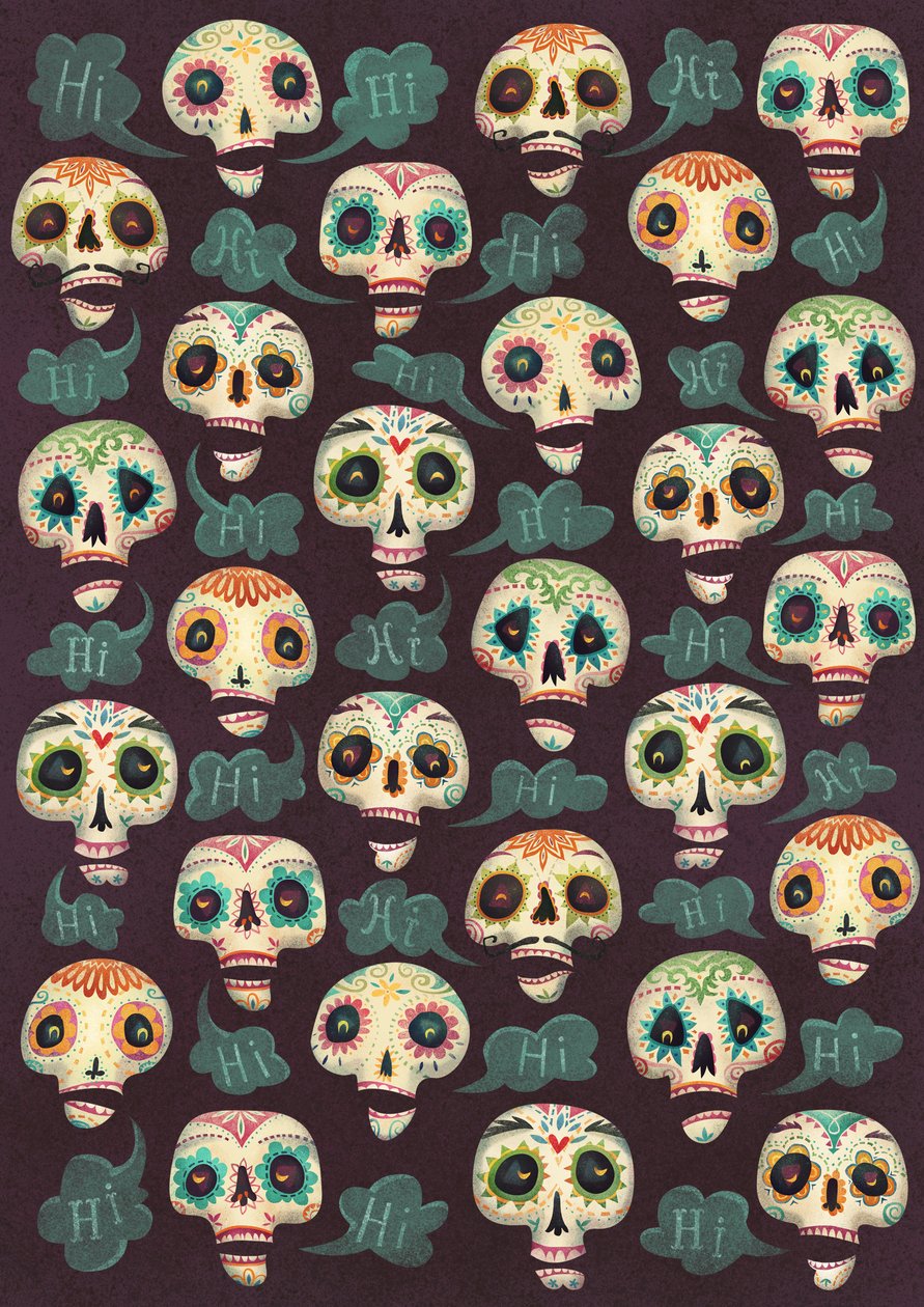 Halloweenowy wzór, 2015, ( autorstwa Runa Anastasiya Rudaya