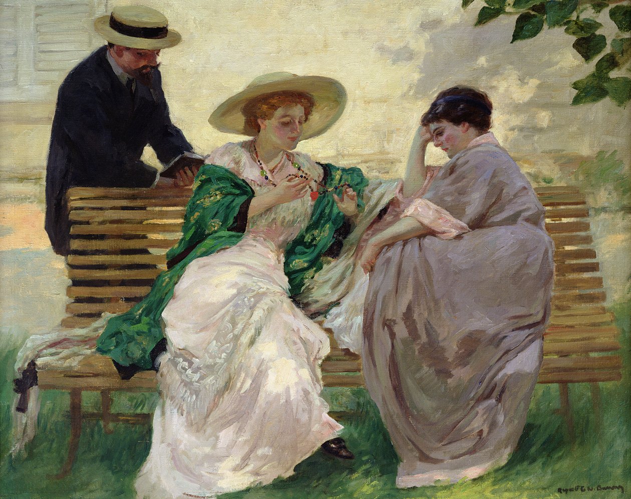 Pogawędka (olej na płótnie) autorstwa Rupert Charles Wolston Bunny