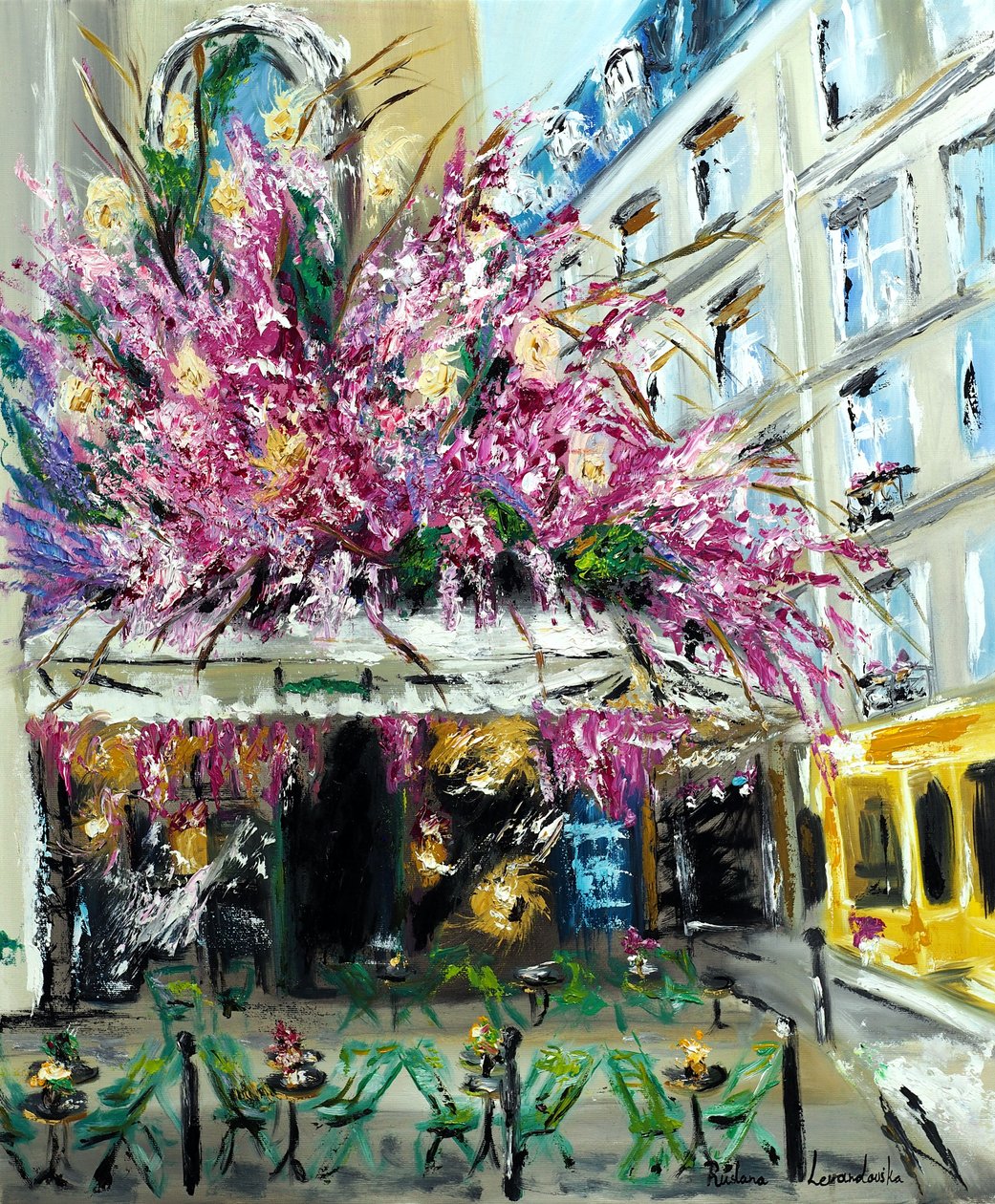 Maison Sauvage Paris II, 2022 (olej na płótnie) autorstwa Ruslana Levandovska