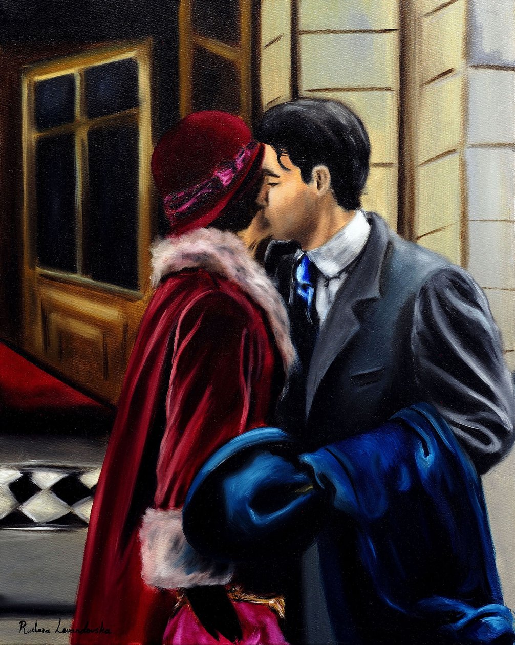 Timeless Romance, 2024 (olej na płótnie) autorstwa Ruslana Levandovska