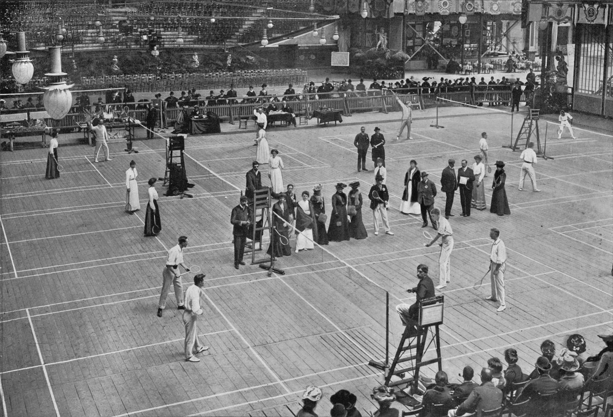 Turniej badmintona w Crystal Palace, 1902, 1903 autorstwa Russell and Sons